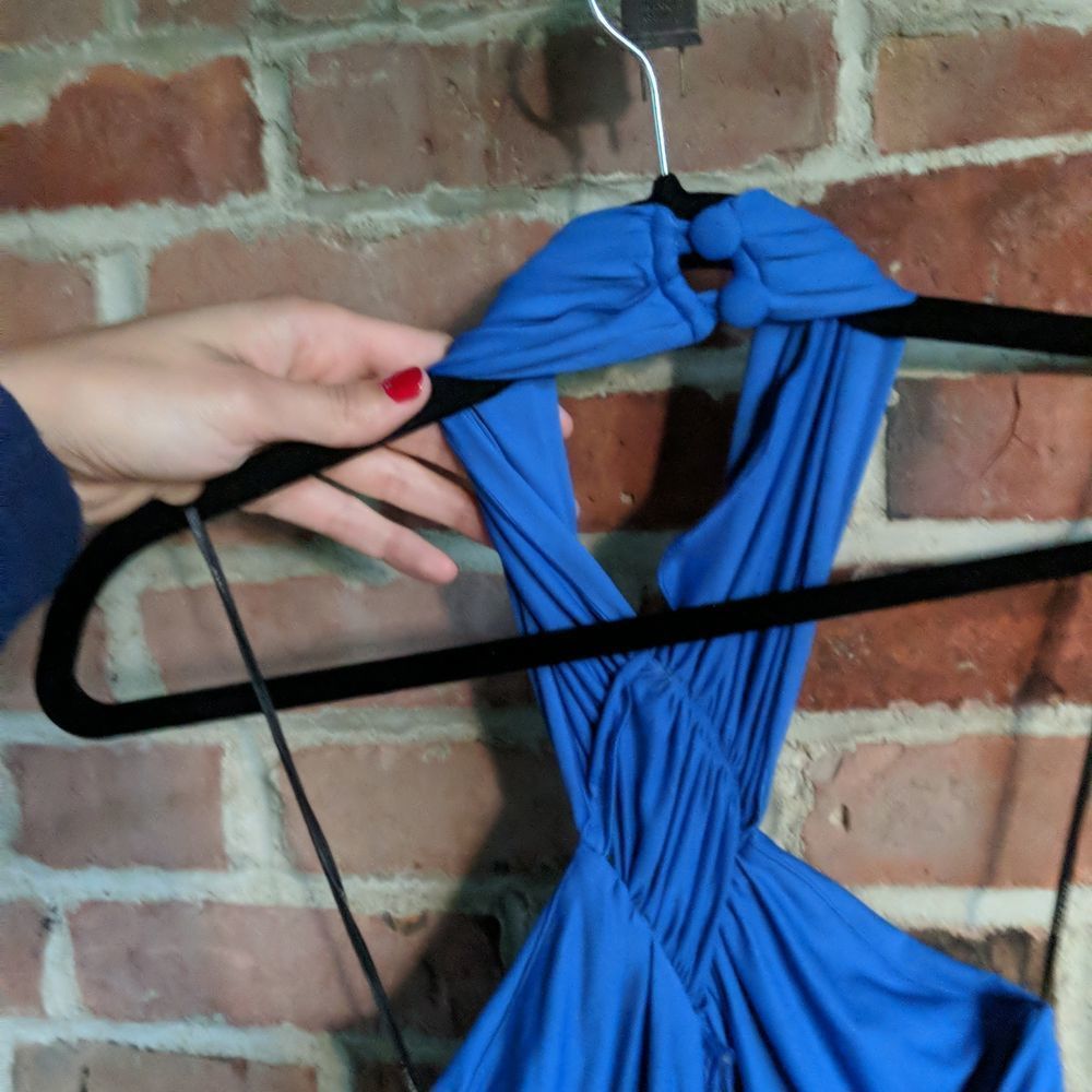 NWOT Black Halo High Neck Sleeveless Halter Sheath Dress Sz S - Picture 5 of 9